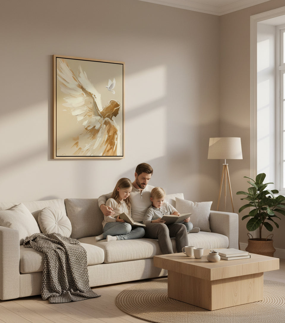 She Is Angel — Gentle Wings of Peace | Inspired by Matthew 5:9