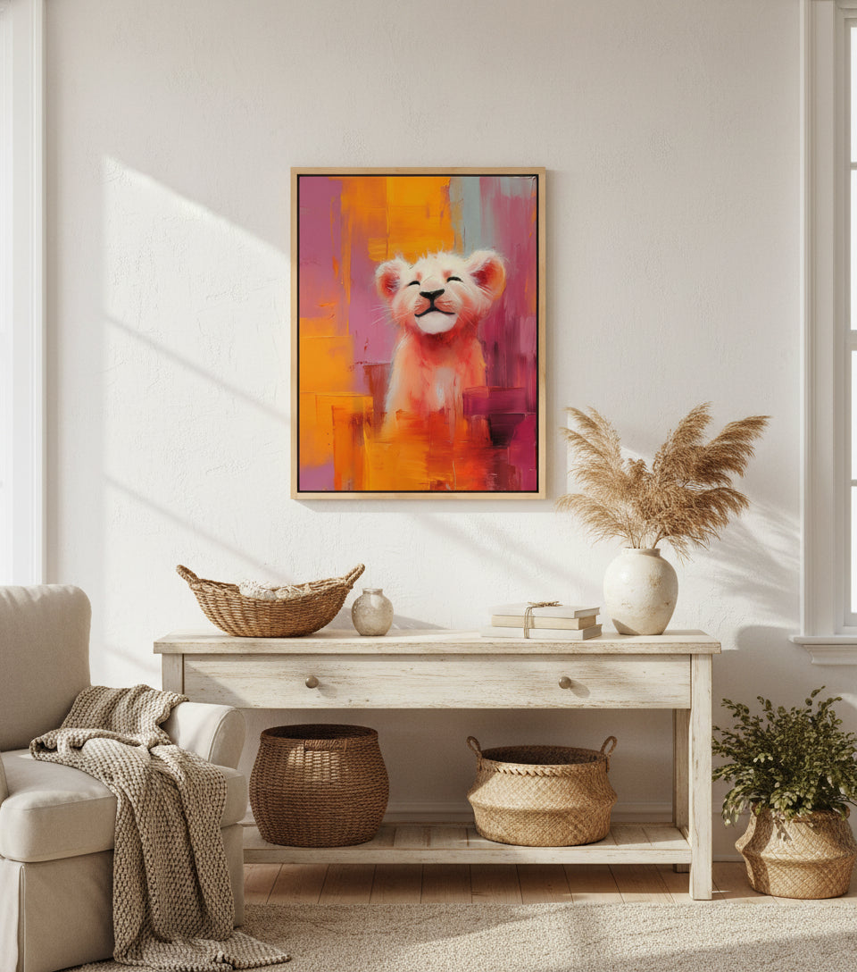 Little Lion of Joy — Perfect Gift for Little Girls | Inspired by Proverbs 28:1