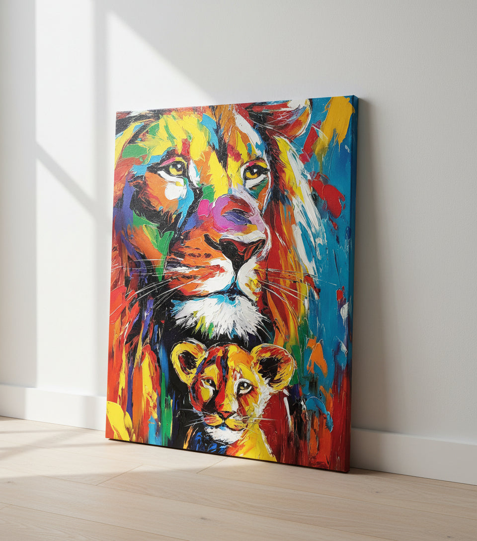 Lion & Cub — Strength, Legacy, and Love | Inspired by Proverbs 22:6