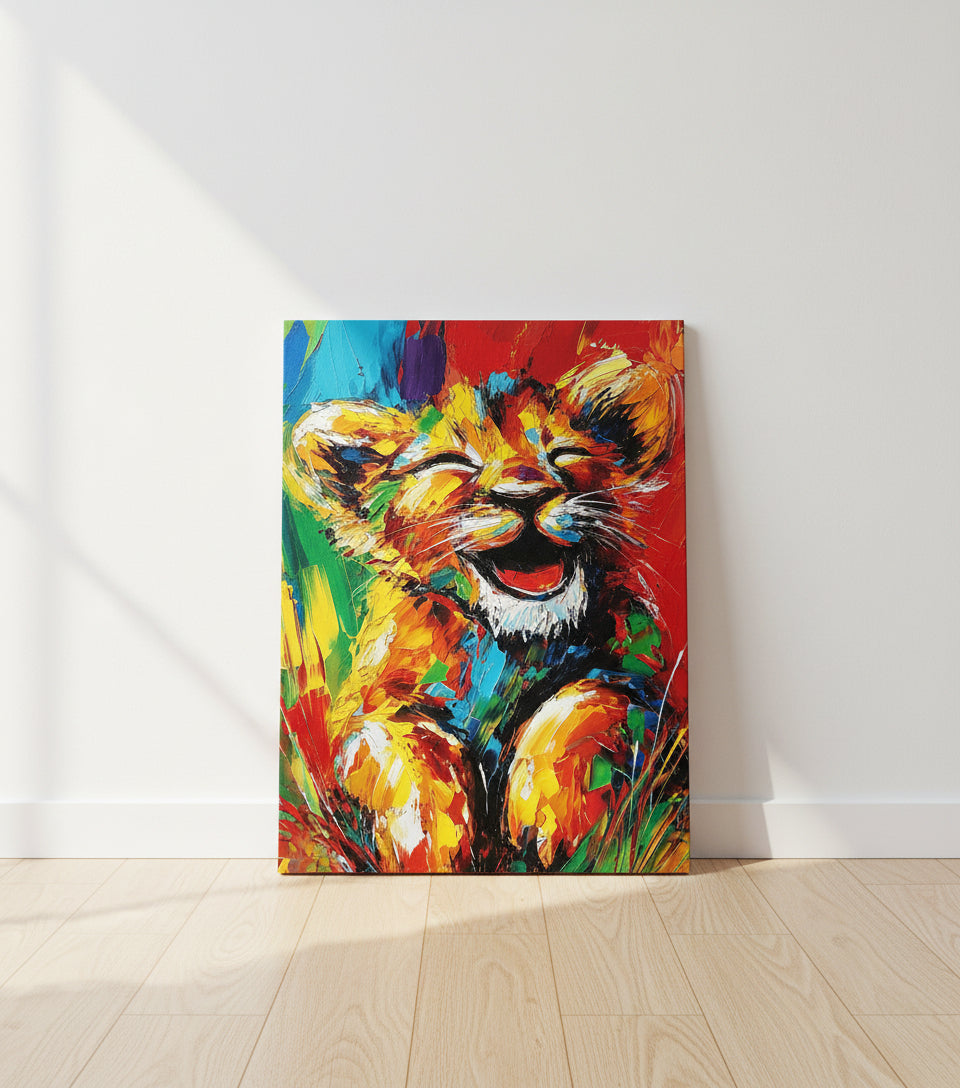 Joyful Lion Cub — Bright Hope & Pure Happiness | Inspired by Psalm 118:24