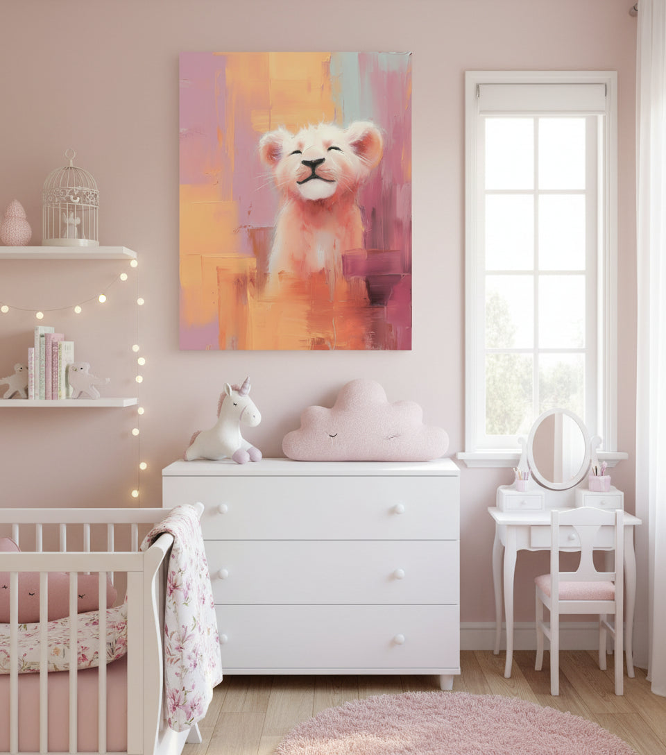 Little Lion of Joy — Perfect Gift for Little Girls | Inspired by Proverbs 28:1