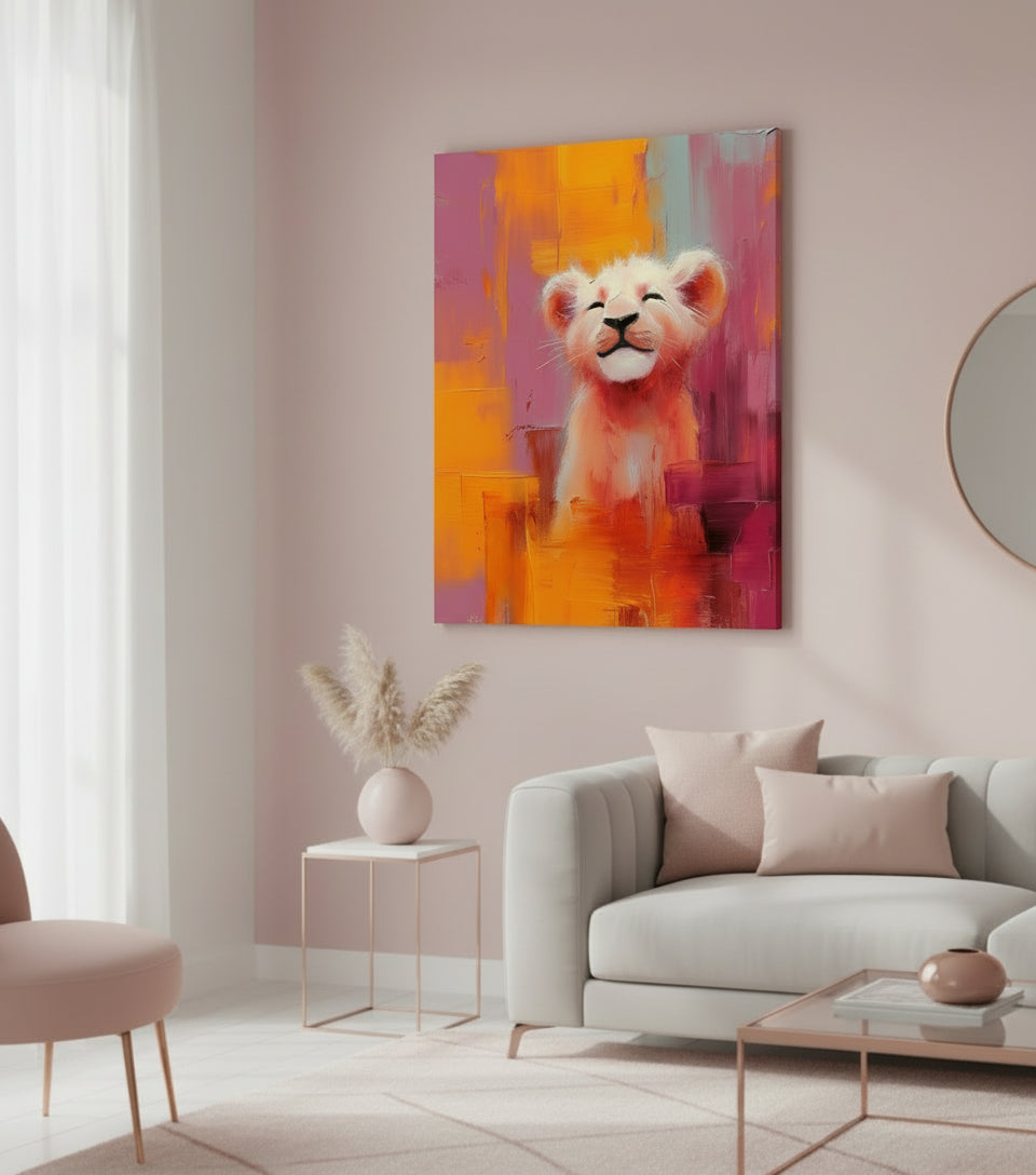 Little Lion of Joy — Perfect Gift for Little Girls | Inspired by Proverbs 28:1