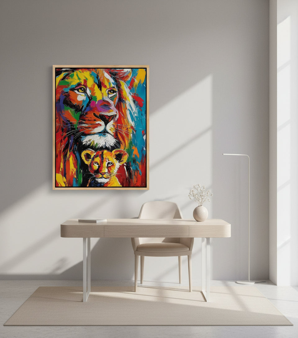 Lion & Cub — Strength, Legacy, and Love | Inspired by Proverbs 22:6