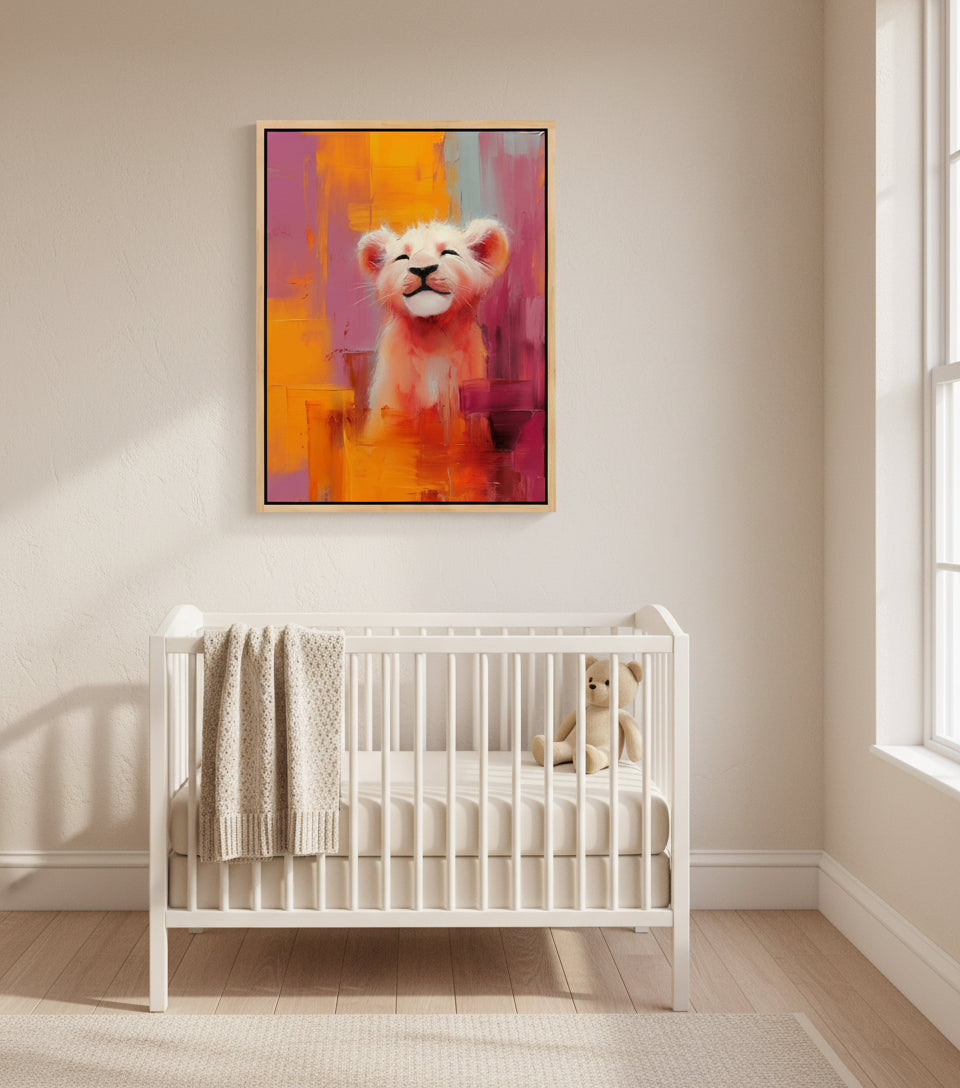 Little Lion of Joy — Perfect Gift for Little Girls | Inspired by Proverbs 28:1