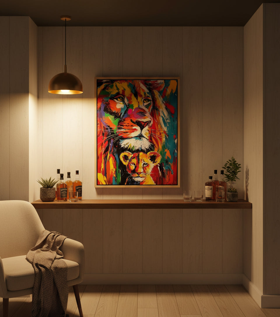 Lion & Cub — Strength, Legacy, and Love | Inspired by Proverbs 22:6