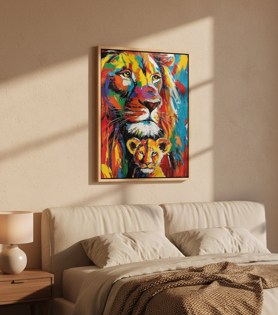 Lion & Cub — Strength, Legacy, and Love | Inspired by Proverbs 22:6