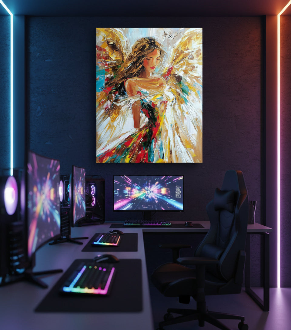 She Is Angel — Wings of Light & Peace | Inspired by Psalm 46:5