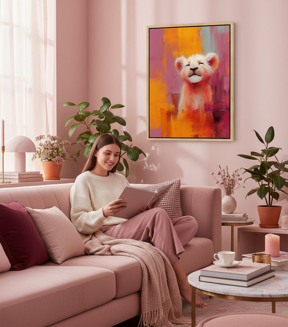 Little Lion of Joy — Perfect Gift for Little Girls | Inspired by Proverbs 28:1