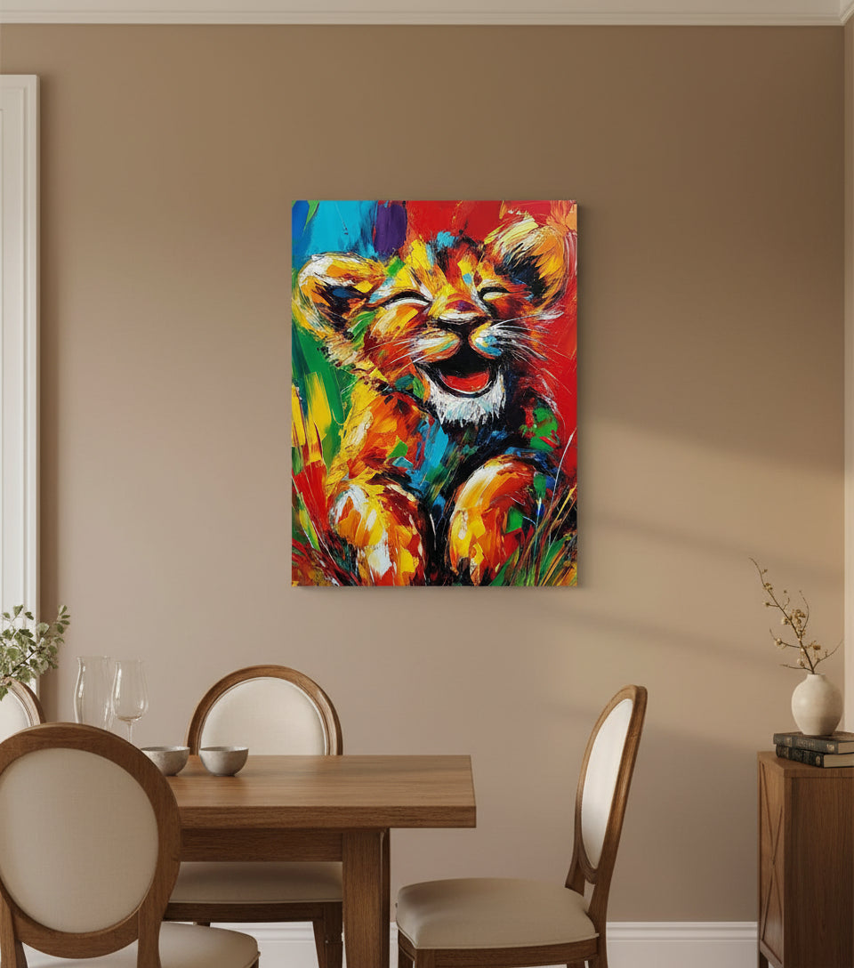 Joyful Lion Cub — Bright Hope & Pure Happiness | Inspired by Psalm 118:24