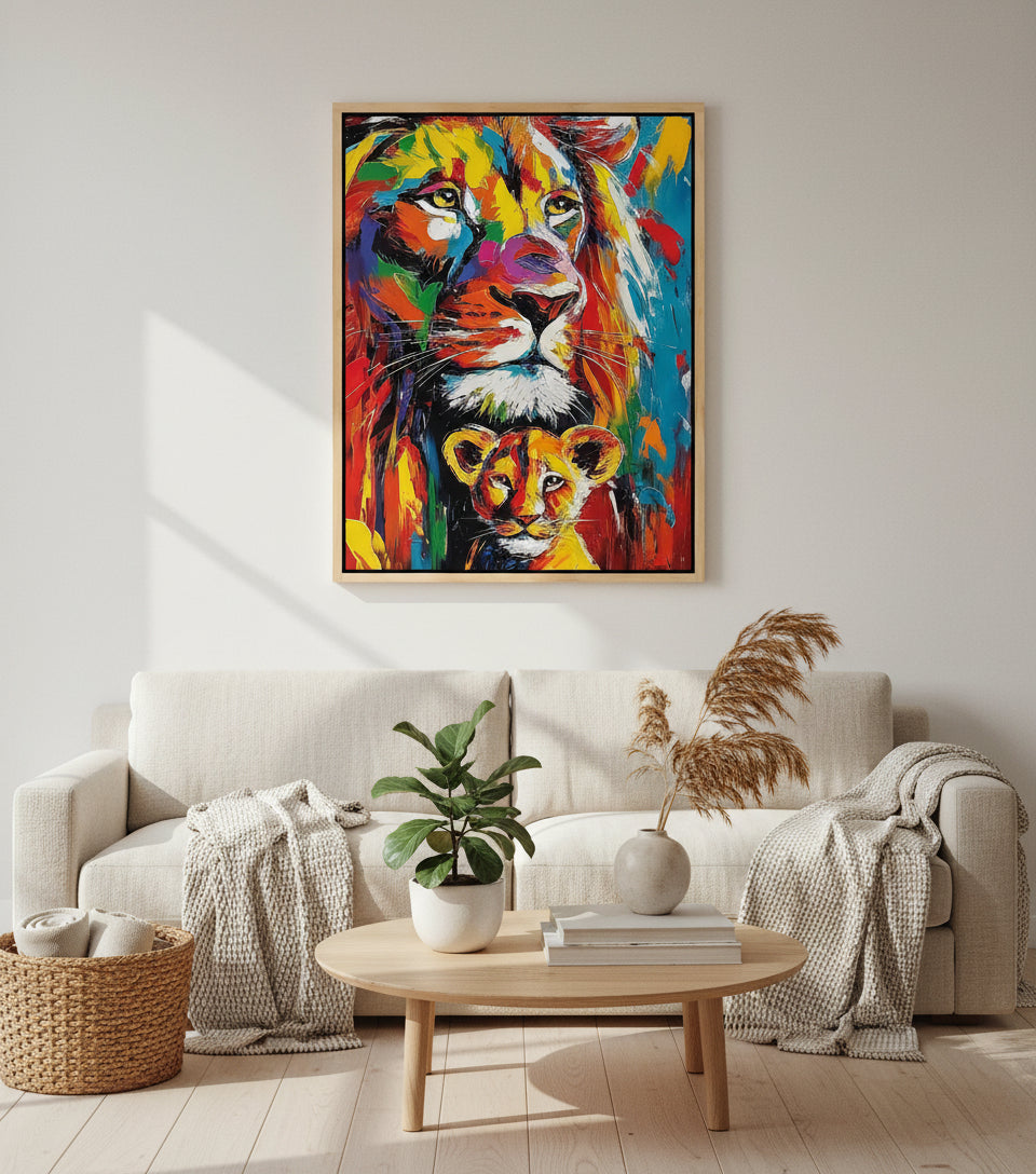 Lion & Cub — Strength, Legacy, and Love | Inspired by Proverbs 22:6