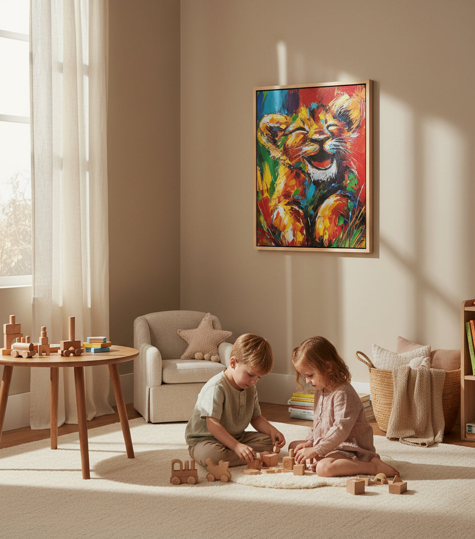 Joyful Lion Cub — Bright Hope & Pure Happiness | Inspired by Psalm 118:24