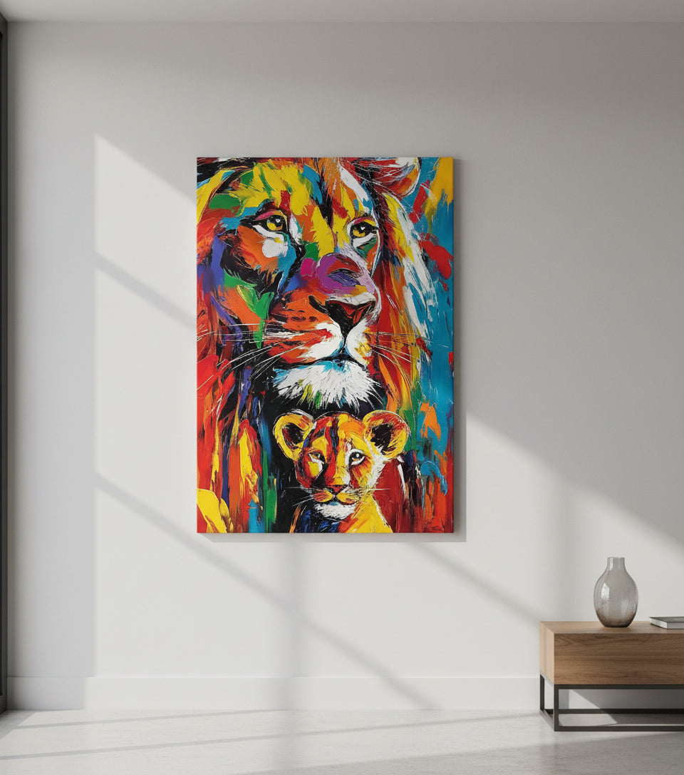 Lion & Cub — Strength, Legacy, and Love | Inspired by Proverbs 22:6