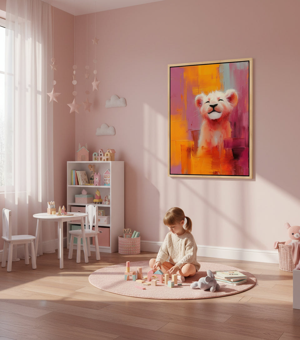 Little Lion of Joy — Perfect Gift for Little Girls | Inspired by Proverbs 28:1