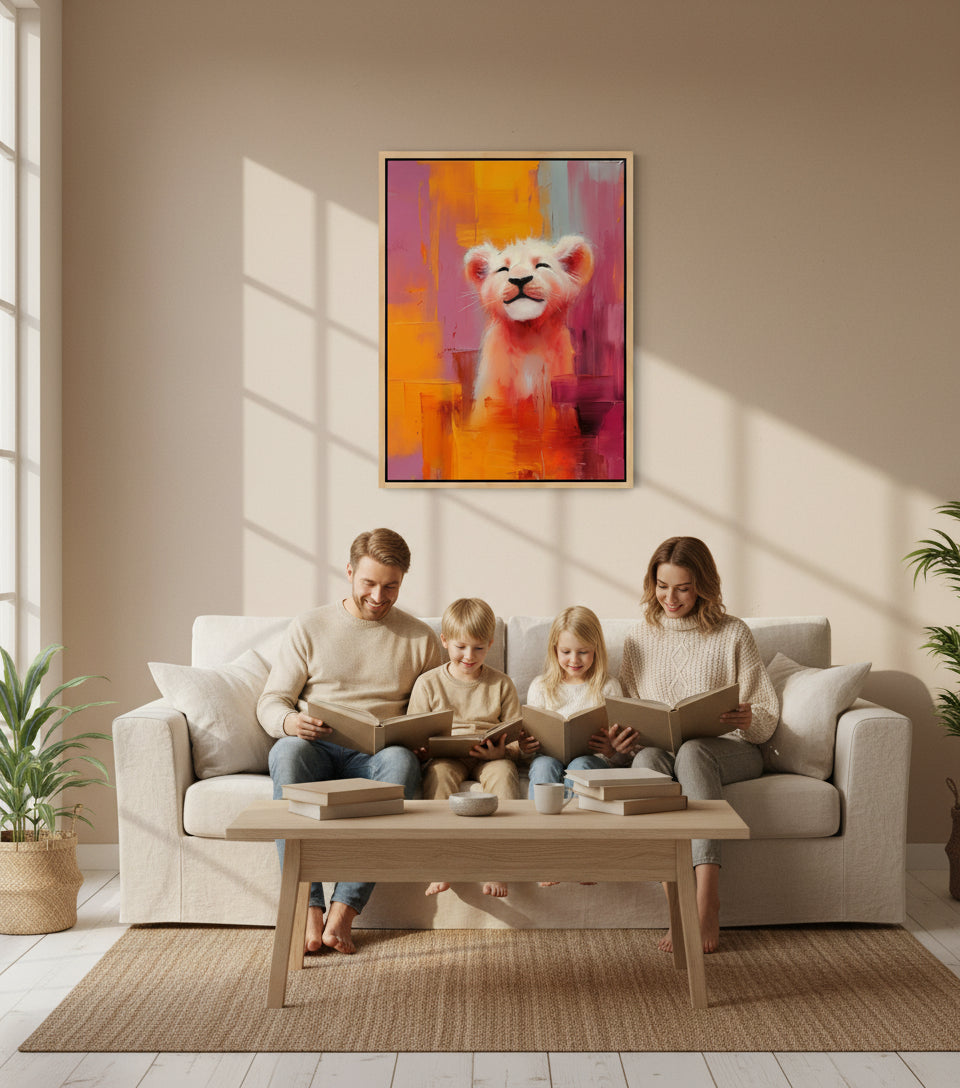 Little Lion of Joy — Perfect Gift for Little Girls | Inspired by Proverbs 28:1