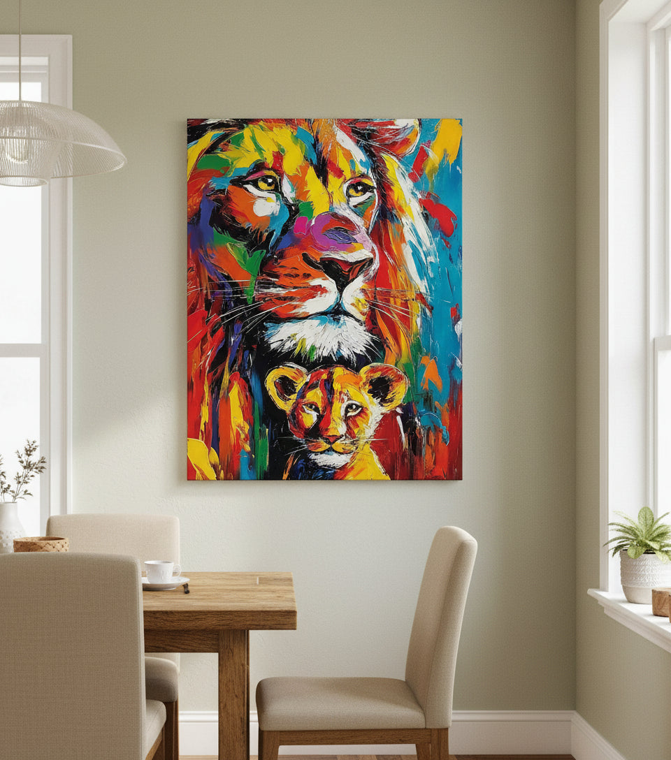 Lion & Cub — Strength, Legacy, and Love | Inspired by Proverbs 22:6