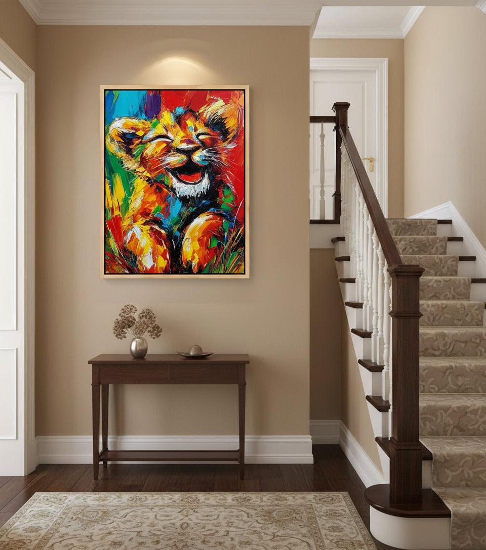 Joyful Lion Cub — Bright Hope & Pure Happiness | Inspired by Psalm 118:24