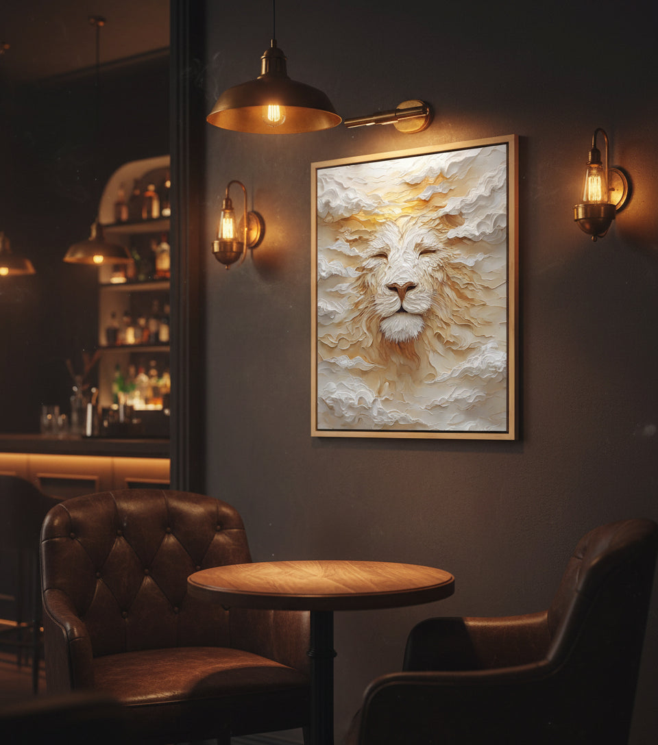 Heavenly Lion of Rest — Light, Stillness & Glory | Inspired by Isaiah 40:31