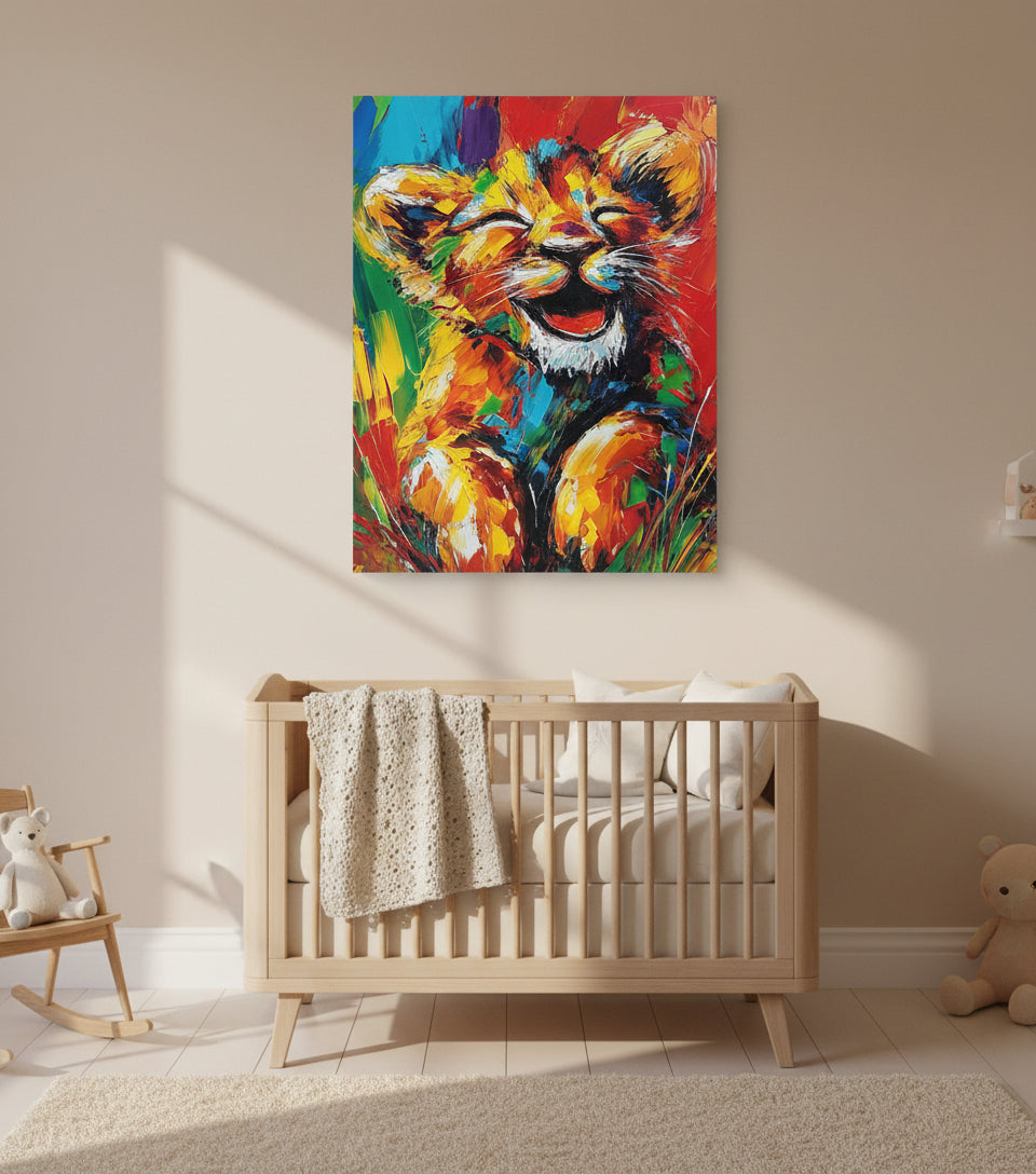 Joyful Lion Cub — Bright Hope & Pure Happiness | Inspired by Psalm 118:24
