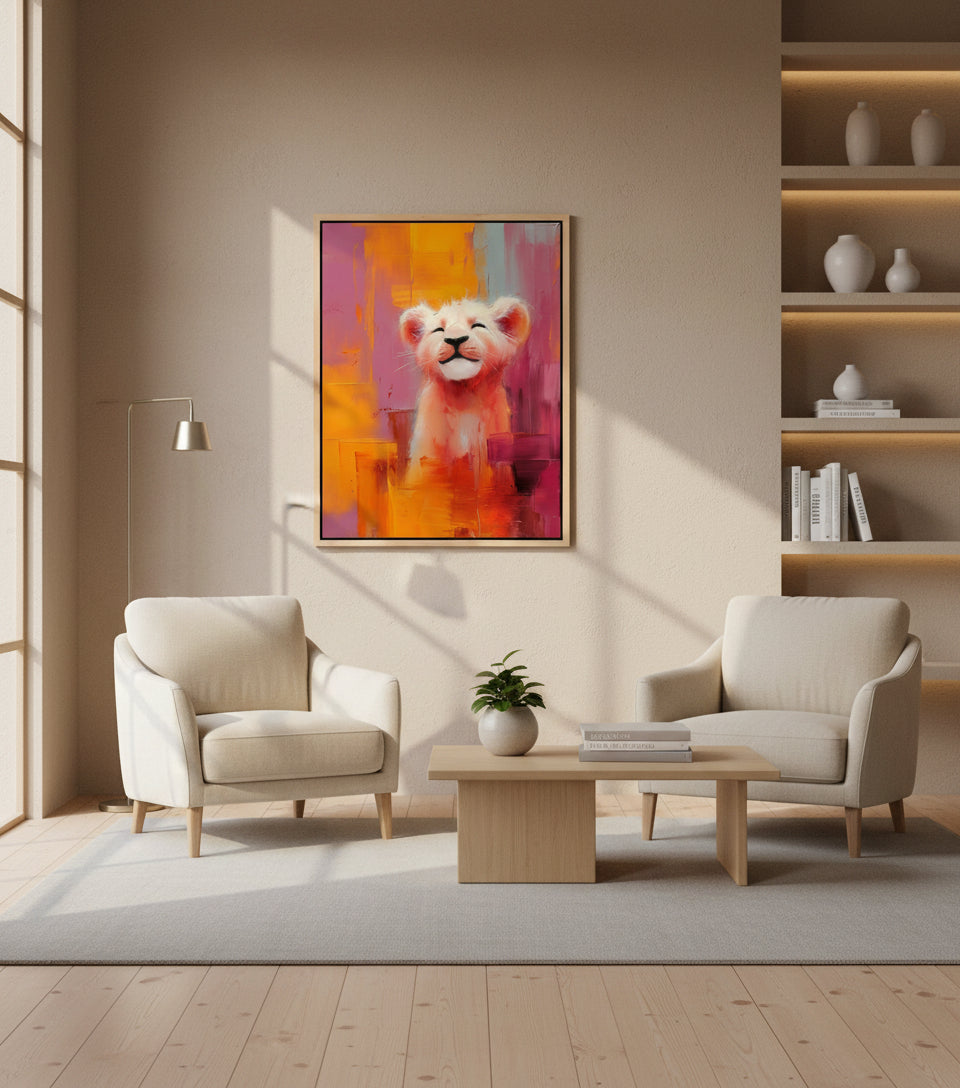 Little Lion of Joy — Perfect Gift for Little Girls | Inspired by Proverbs 28:1