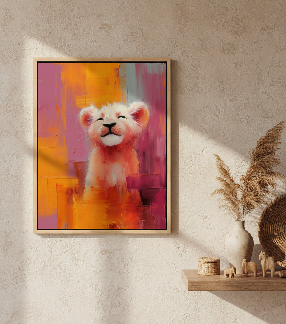 Little Lion of Joy — Perfect Gift for Little Girls | Inspired by Proverbs 28:1