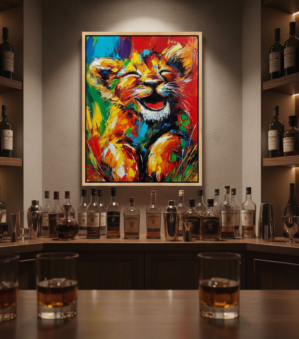 Joyful Lion Cub — Bright Hope & Pure Happiness | Inspired by Psalm 118:24