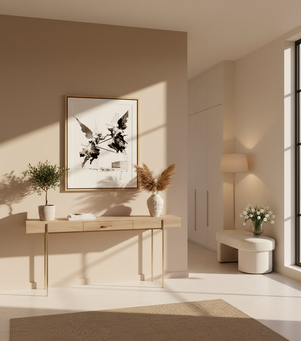 Heavenly Clash – Angelic Warfare Art | Spiritual Battle Wall Decor