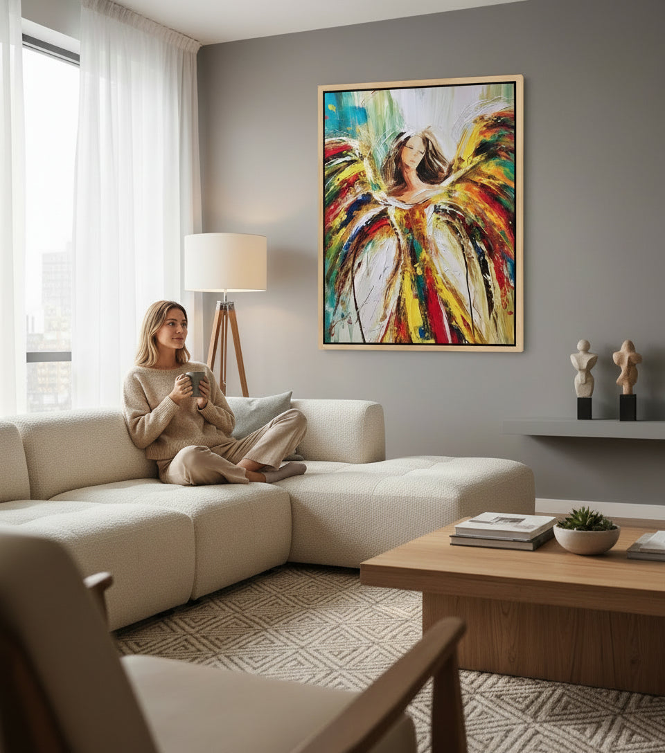 She Is Angel — Radiant Wings of Hope | Inspired by Psalm 36:9