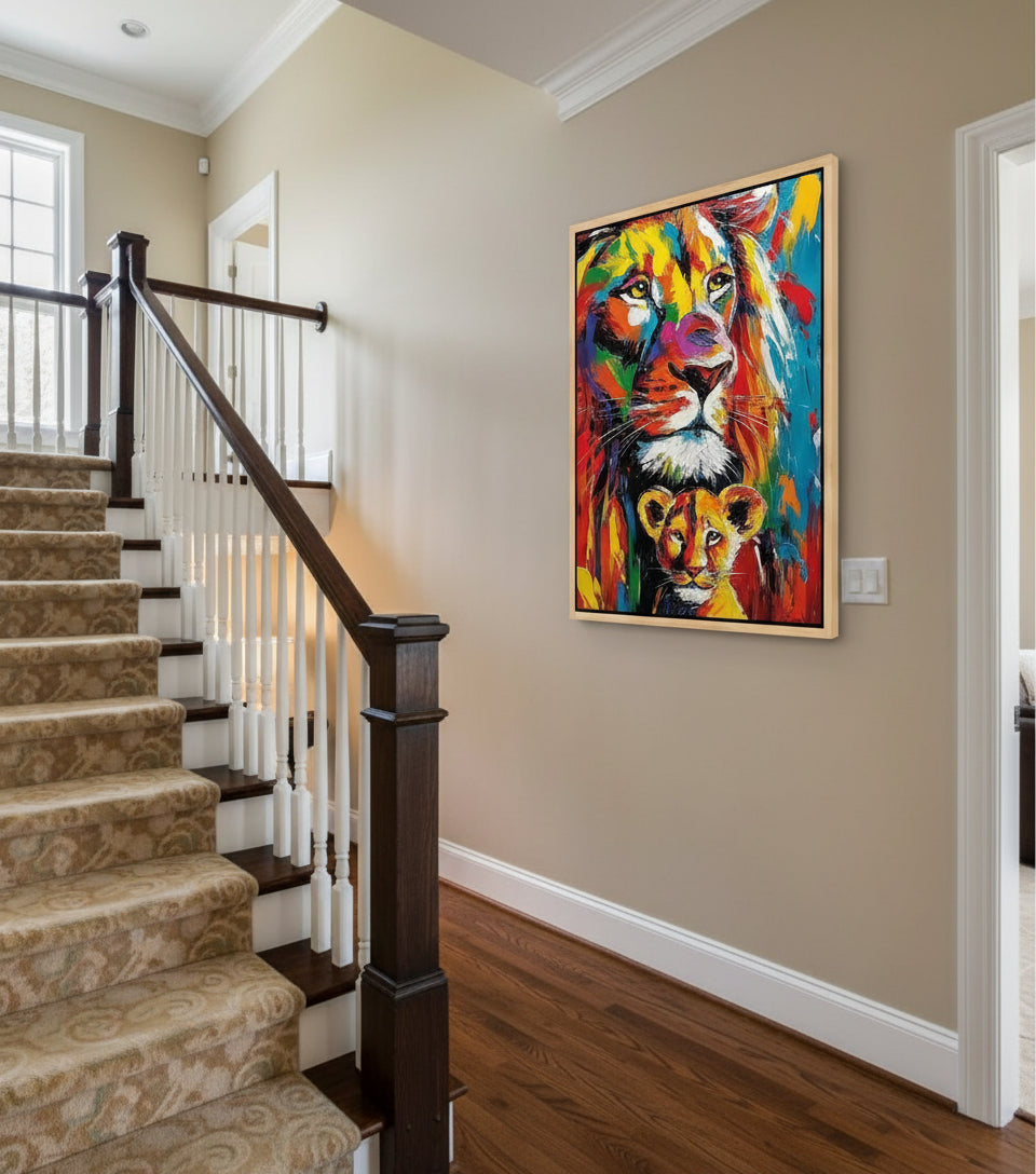 Lion & Cub — Strength, Legacy, and Love | Inspired by Proverbs 22:6