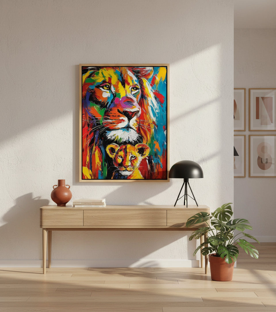 Lion & Cub — Strength, Legacy, and Love | Inspired by Proverbs 22:6