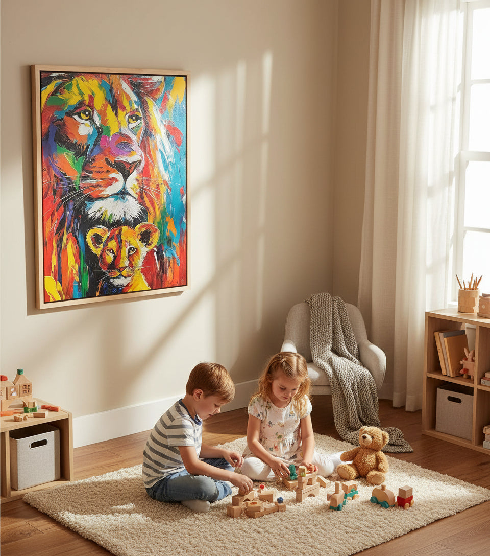 Lion & Cub — Strength, Legacy, and Love | Inspired by Proverbs 22:6