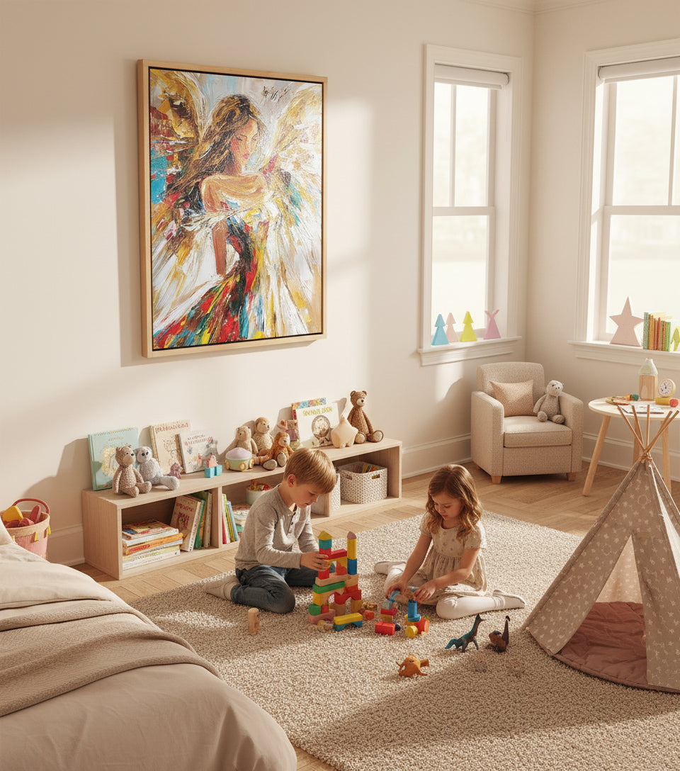 She Is Angel — Wings of Light & Peace | Inspired by Psalm 46:5