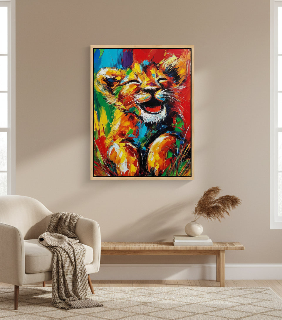 Joyful Lion Cub — Bright Hope & Pure Happiness | Inspired by Psalm 118:24