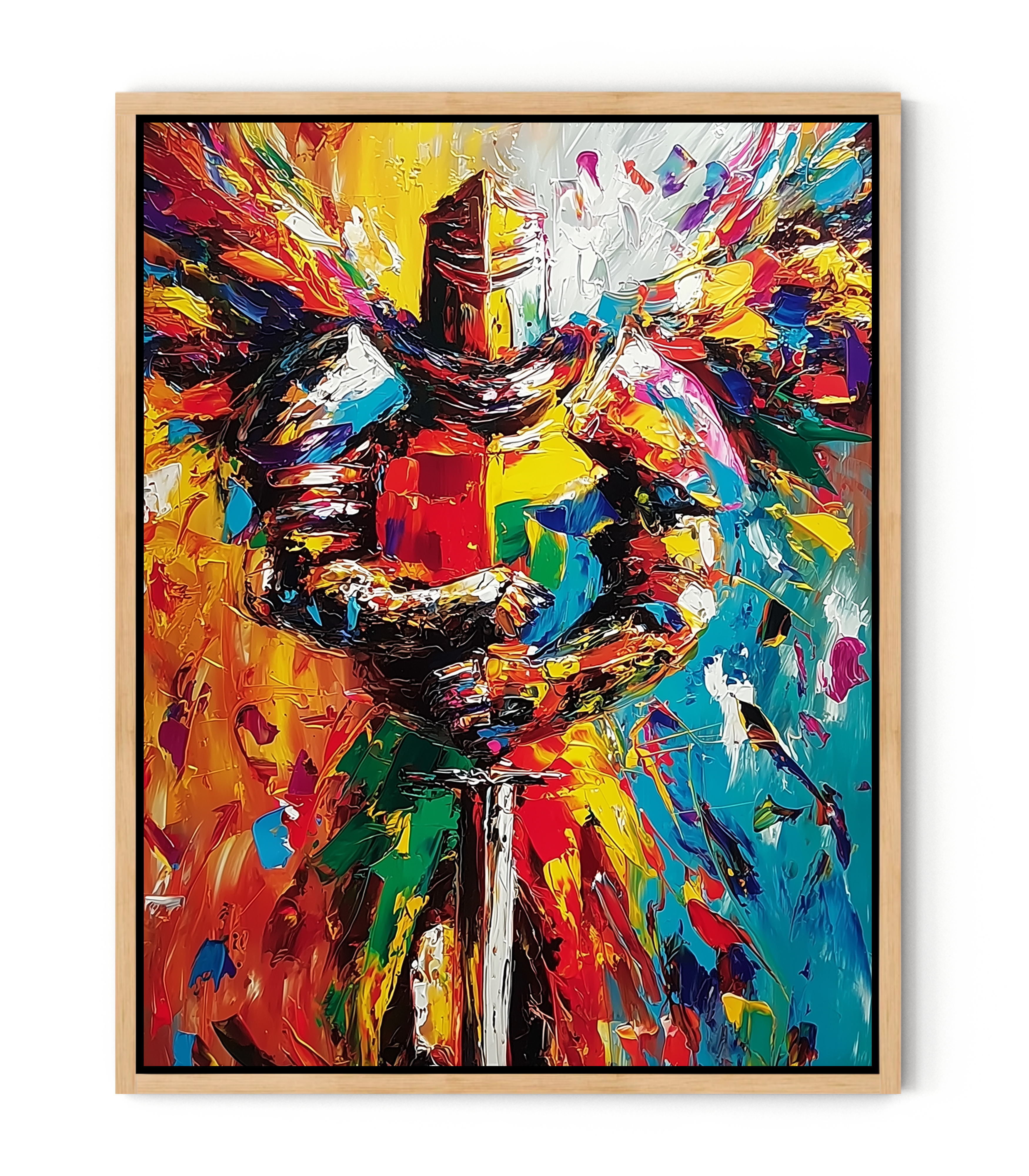 Warrior of Light – Christian Knight Canvas Wall Art