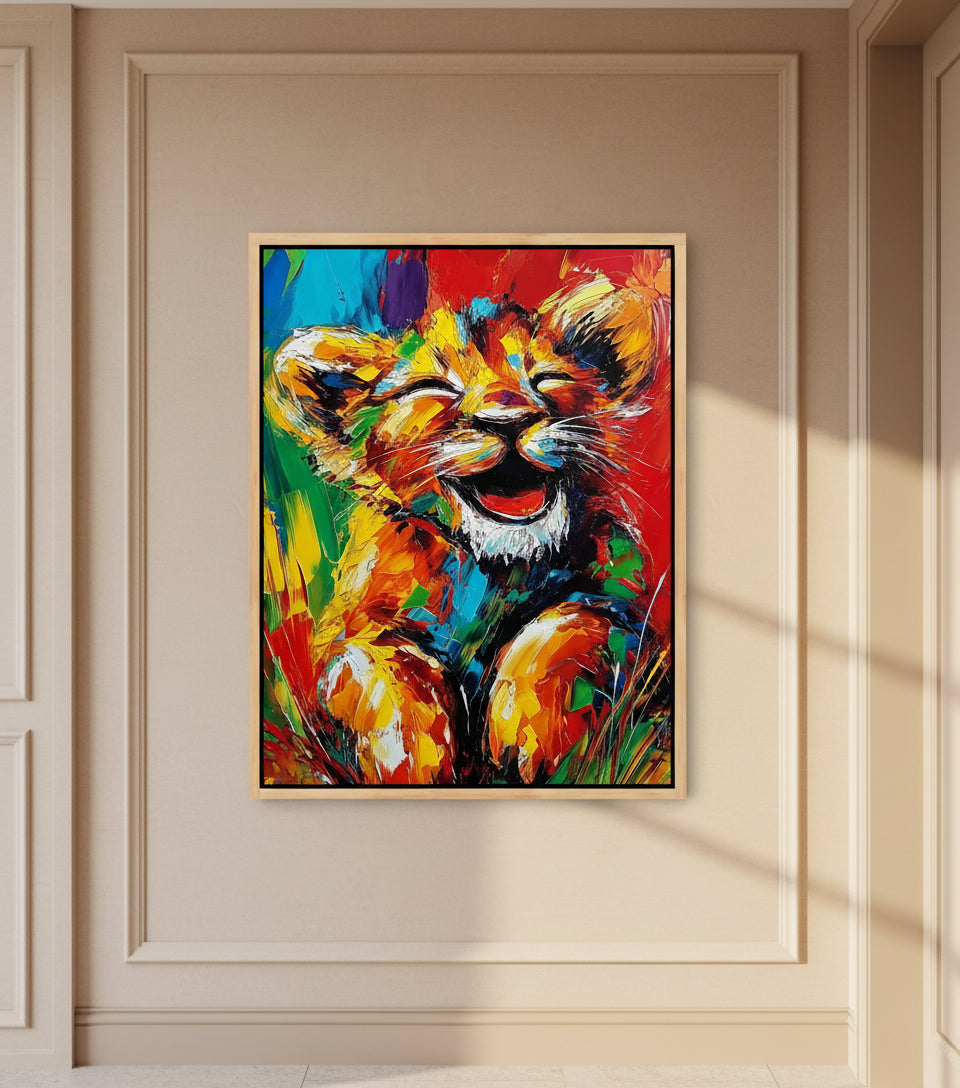 Joyful Lion Cub — Bright Hope & Pure Happiness | Inspired by Psalm 118:24