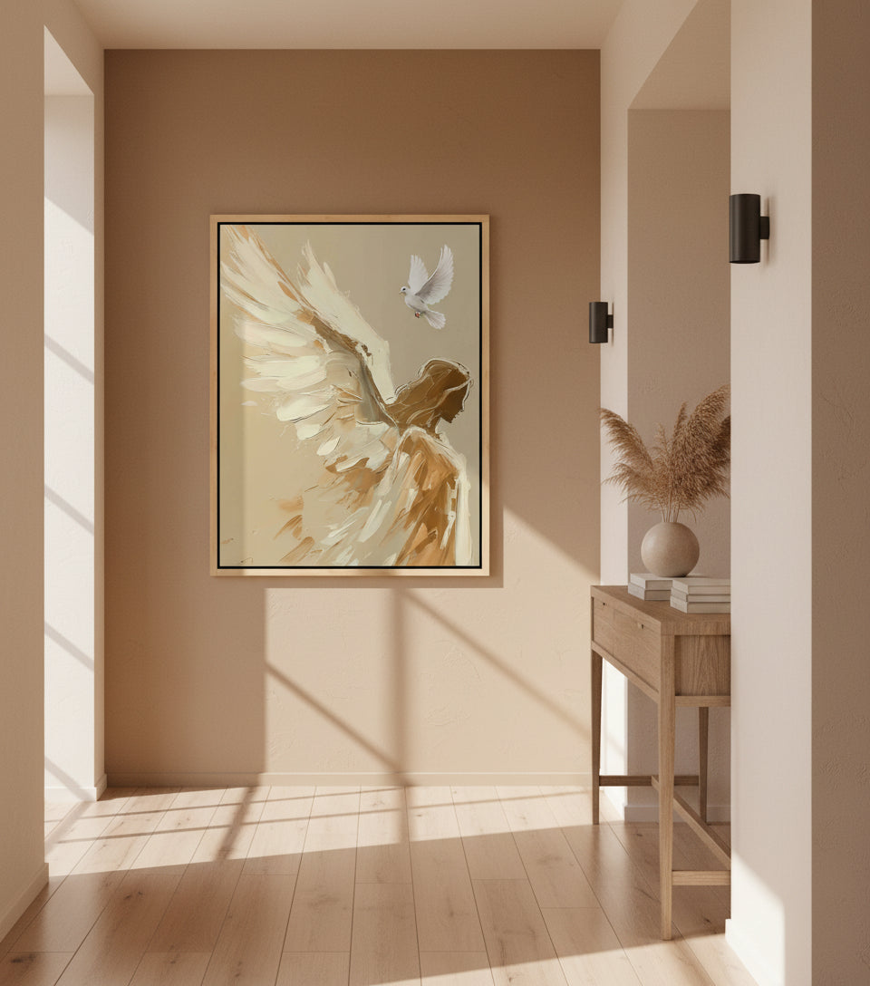 She Is Angel — Gentle Wings of Peace | Inspired by Matthew 5:9