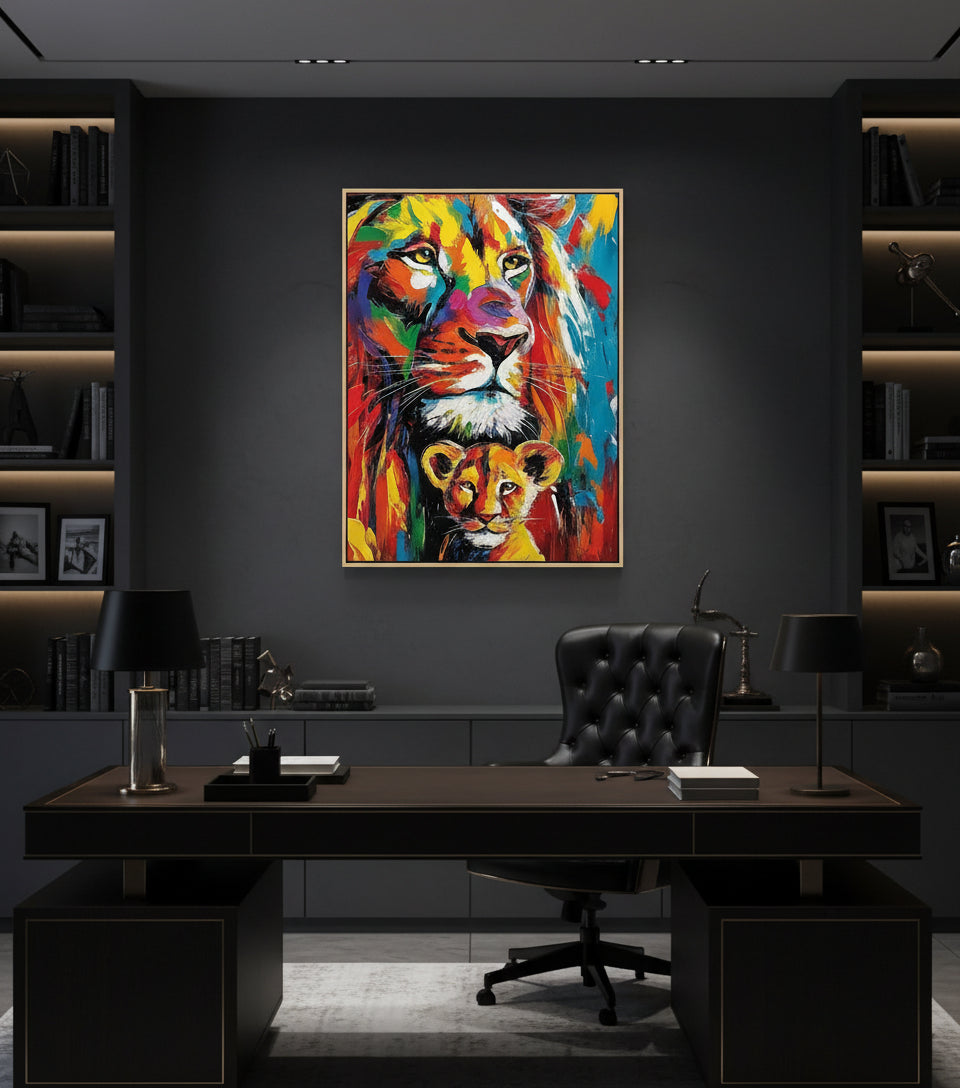 Lion & Cub — Strength, Legacy, and Love | Inspired by Proverbs 22:6