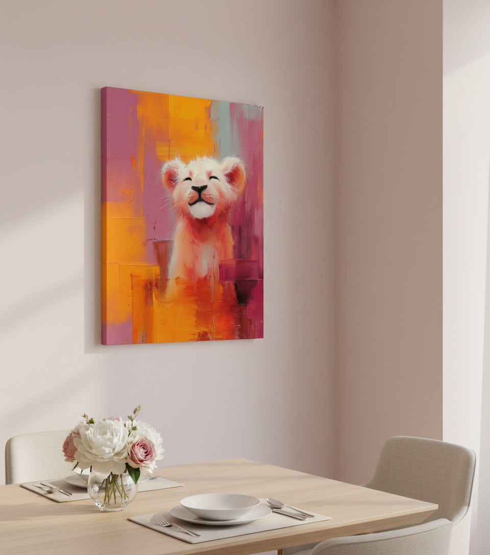 Little Lion of Joy — Perfect Gift for Little Girls | Inspired by Proverbs 28:1