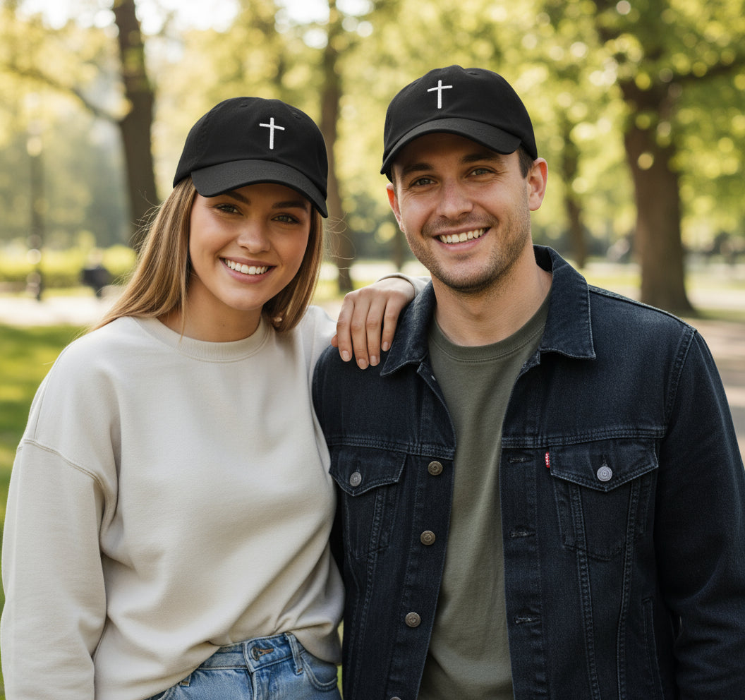 Custom Logo Cap – Premium DTF Printed Christian Hat | FaithfulPrints