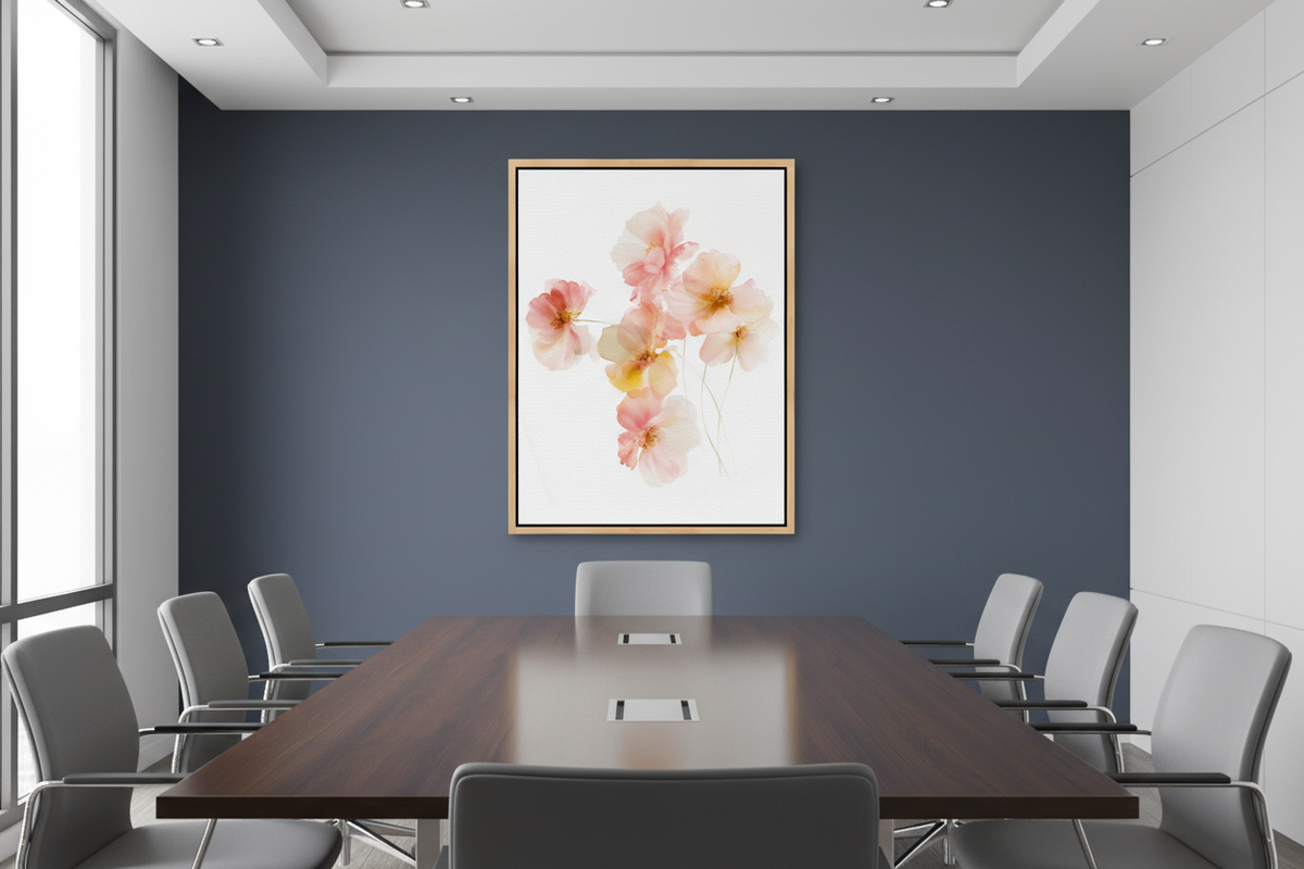 Blossoms of Grace – Soft Floral Christian Wall Art
