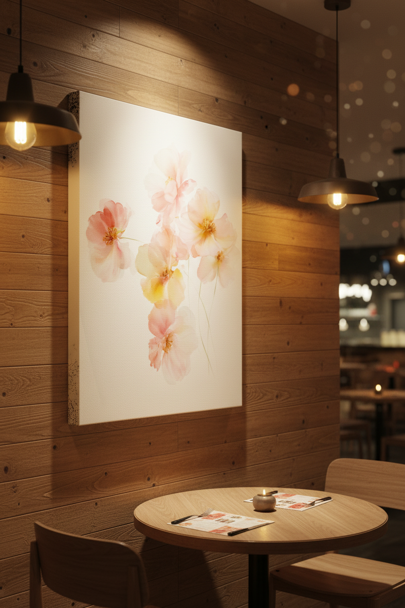Blossoms of Grace – Soft Floral Christian Wall Art