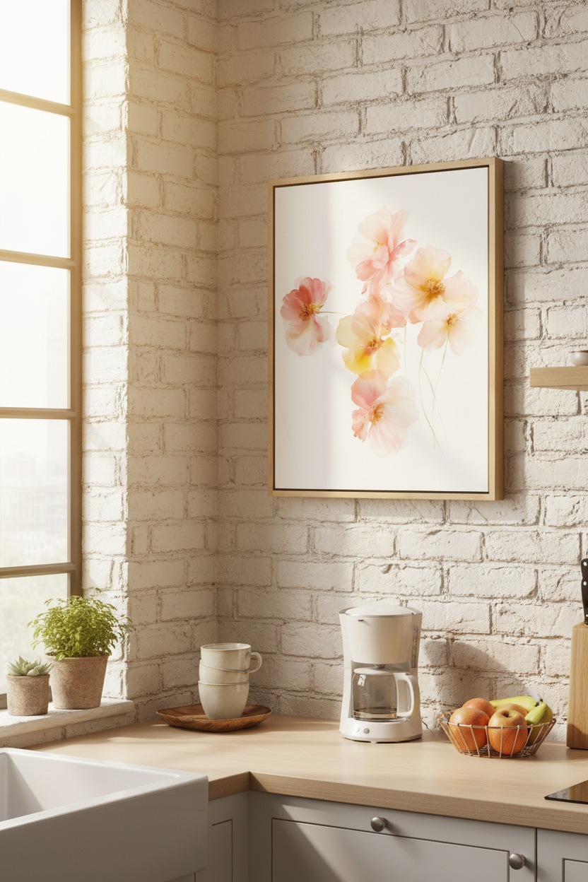Blossoms of Grace – Soft Floral Christian Wall Art