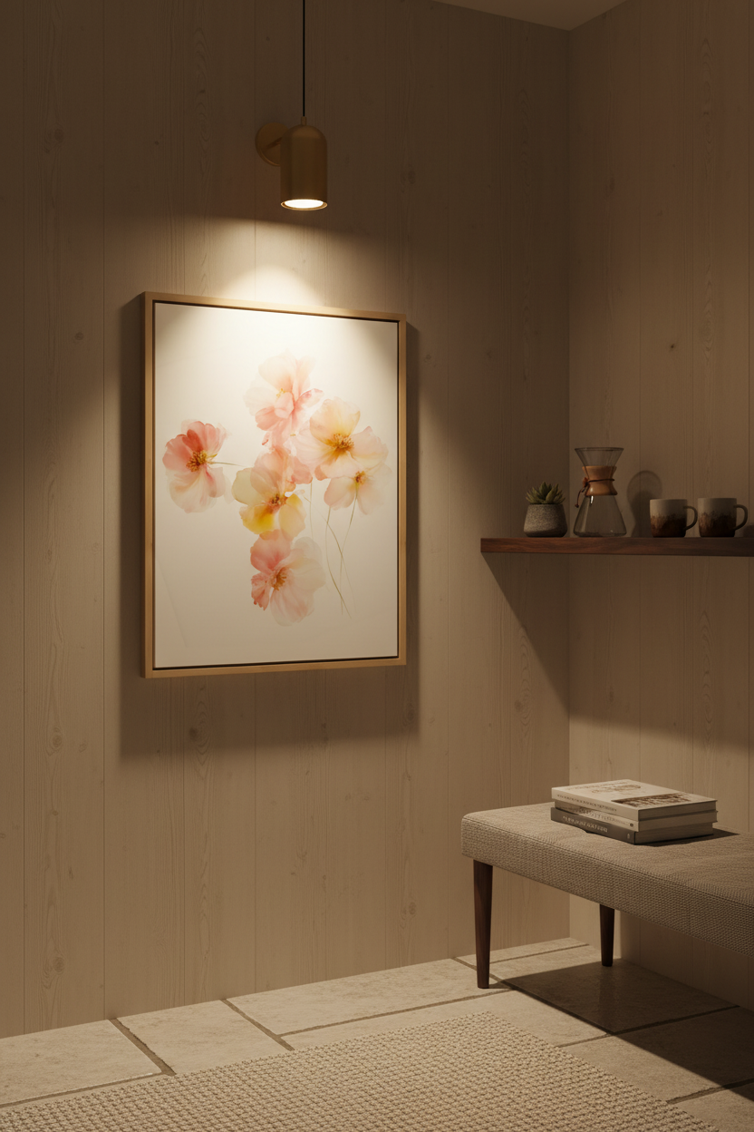 Blossoms of Grace – Soft Floral Christian Wall Art