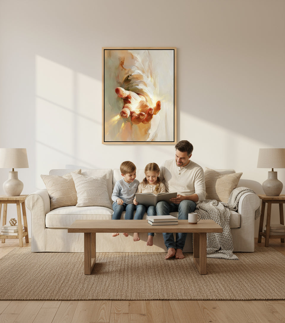 Jesus The Hand of Grace for help | Jesus Canvas