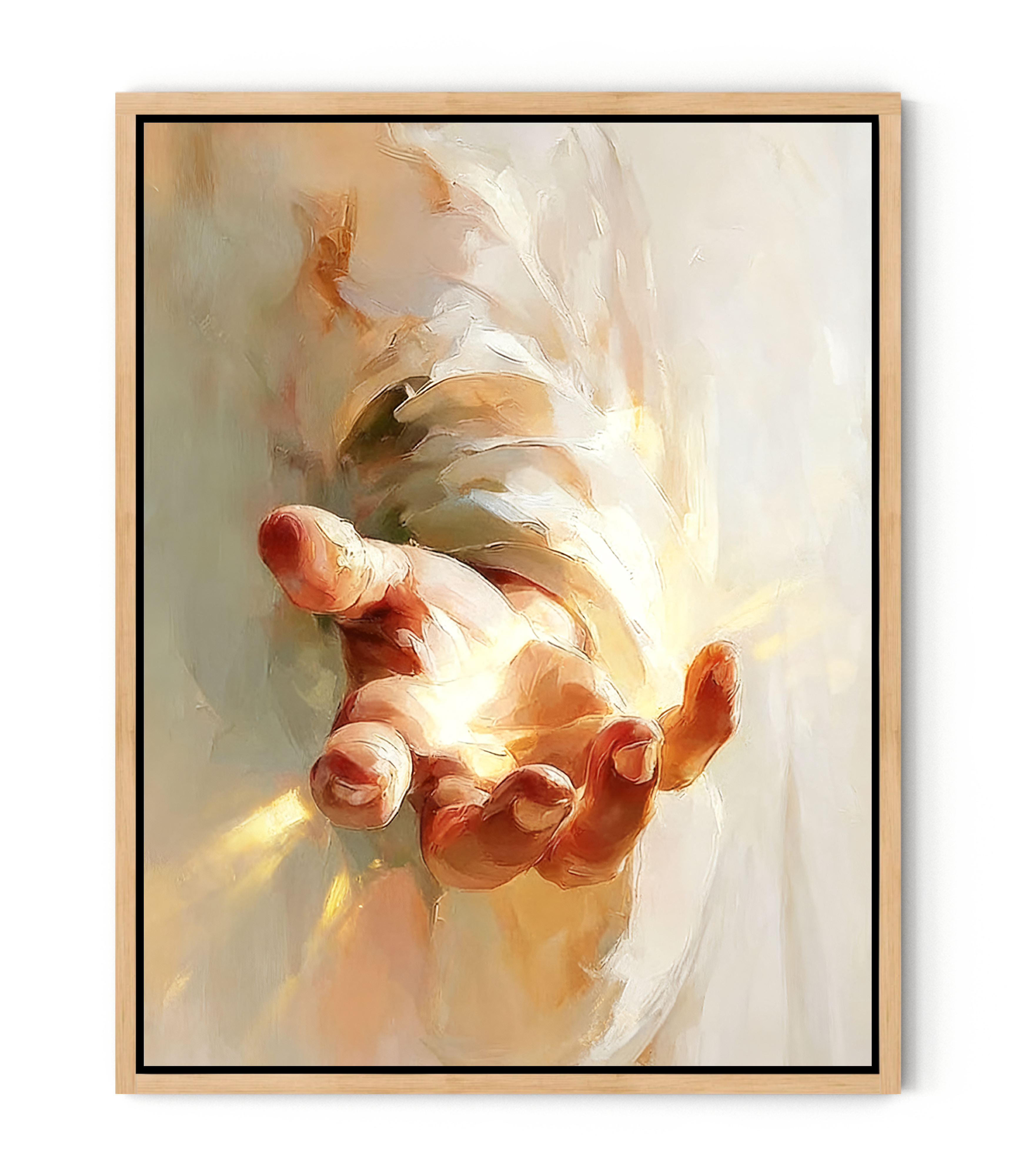 Jesus The Hand of Grace for help | Jesus Canvas