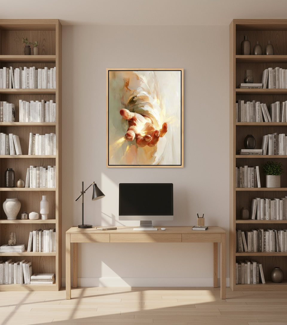 Jesus The Hand of Grace for help | Jesus Canvas