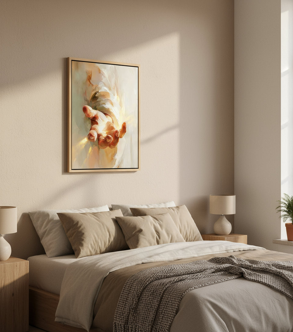 Jesus The Hand of Grace for help | Jesus Canvas