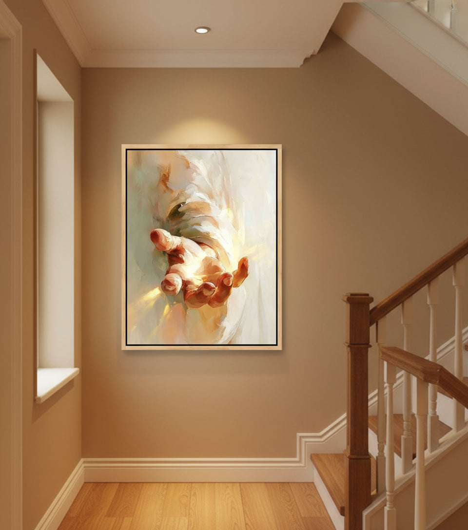 Jesus The Hand of Grace for help | Jesus Canvas