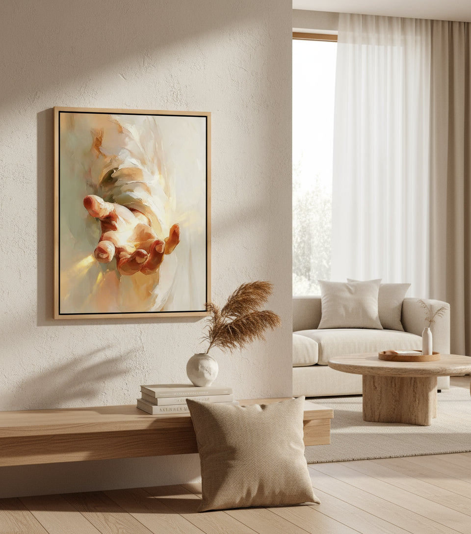 Jesus The Hand of Grace for help | Jesus Canvas