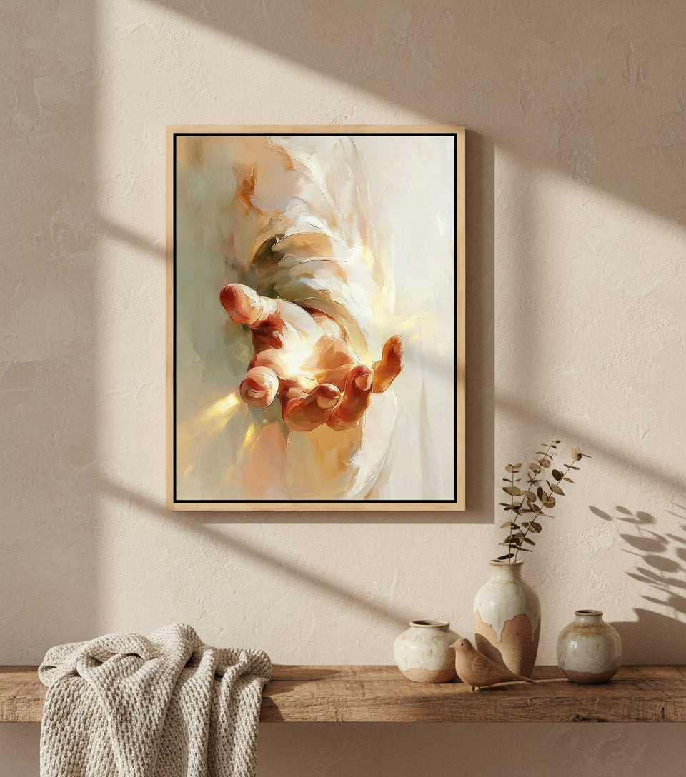 Jesus The Hand of Grace for help | Jesus Canvas