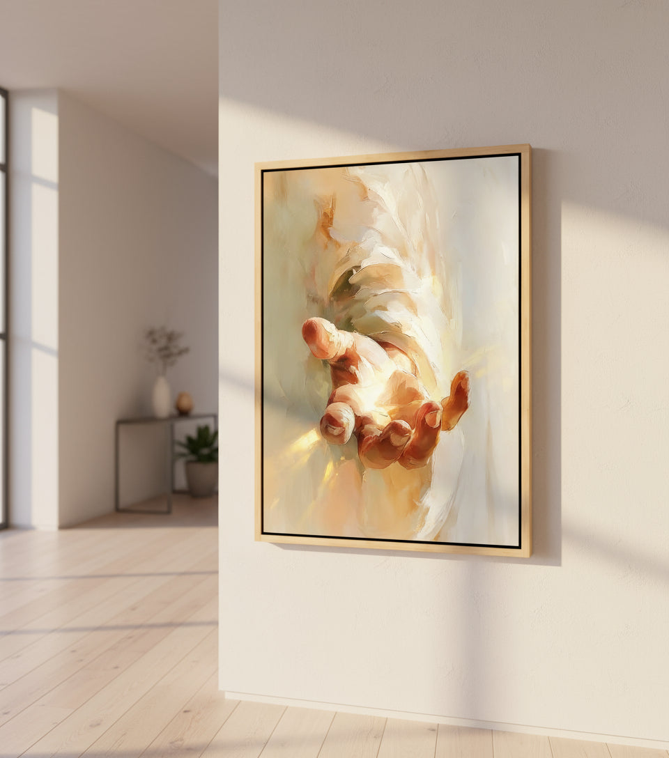 Jesus The Hand of Grace for help | Jesus Canvas